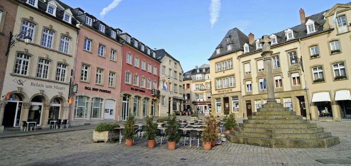 Marktplatz von Echternach, Foto: D. Weirauch