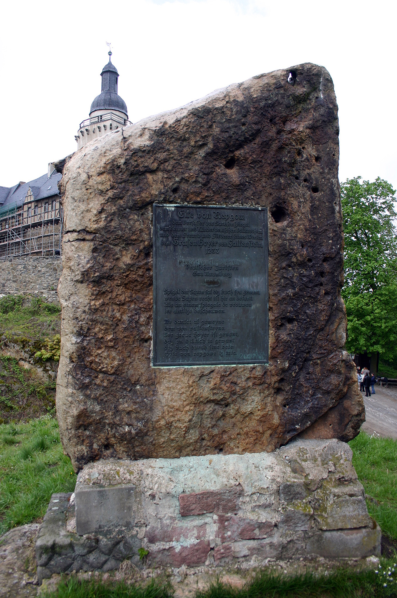 Gedenkstein für Eike von Repgow, Harz