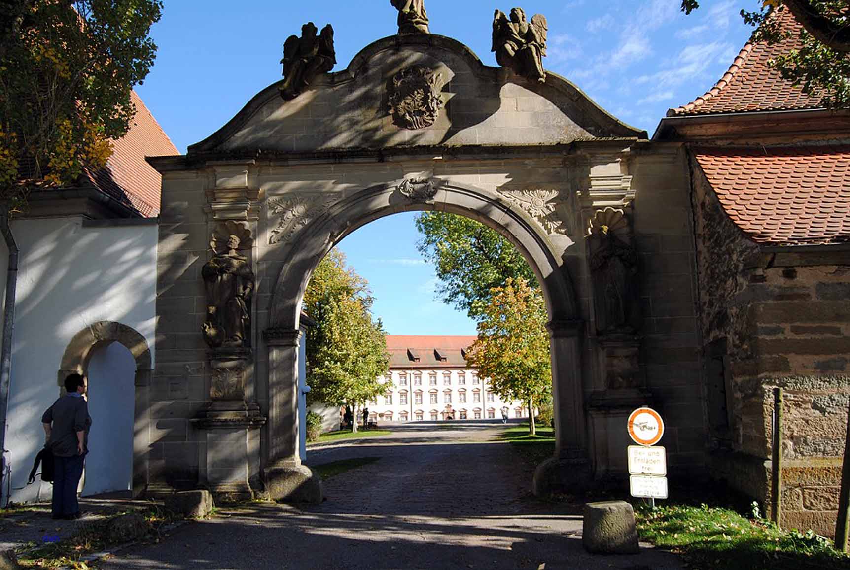 Blick zum Kloster Kirchberg, Foto Weirauch