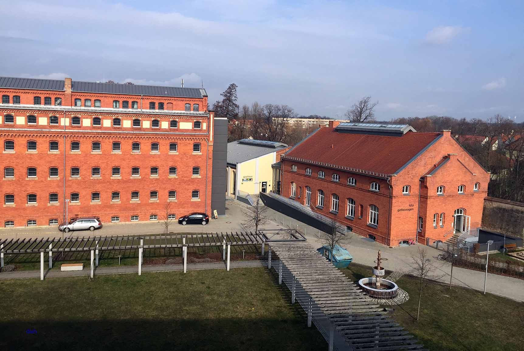 Stadtrundgang Luckau, ehemaliges Gefängnis, heute Museum, Archiv und Kulturzentrum, Foto: D.Weirauch