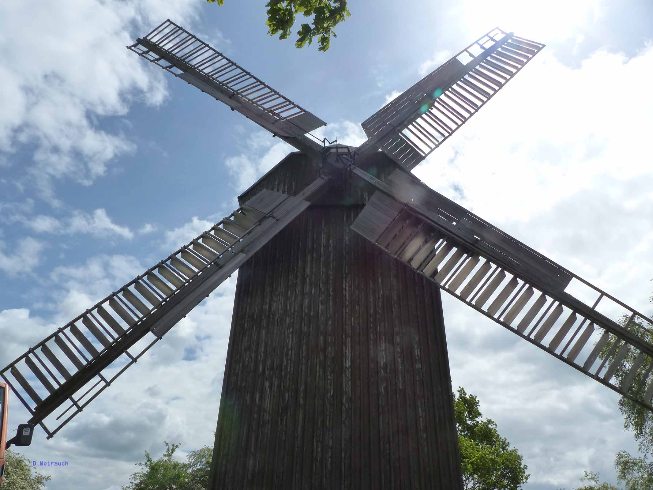 Ein Prachtstück: Bockwindmühle von Borne im Fläming