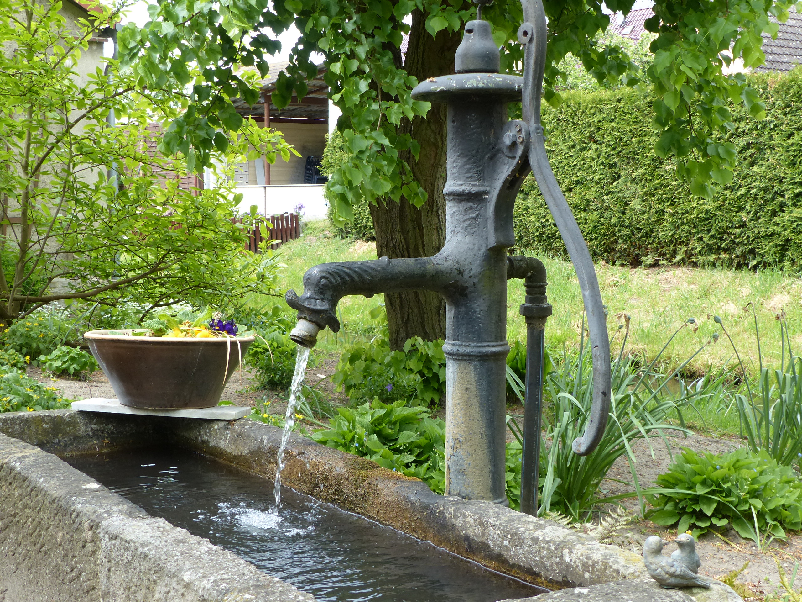 Idylle im Garten Mühle in Fredersdorf im Fläming, Foto: D.Weirauch