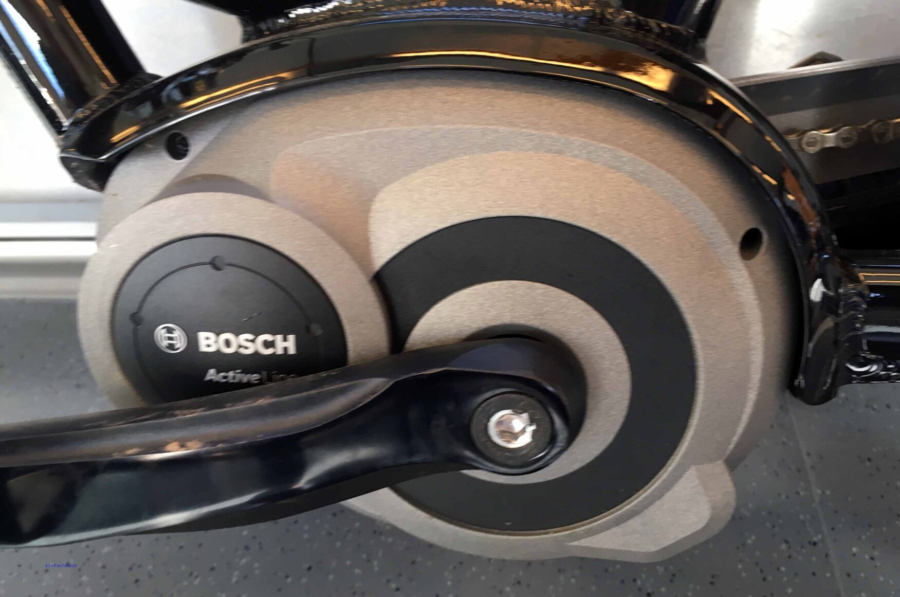 Der Motor ist spritzwassergeschützt Bosch