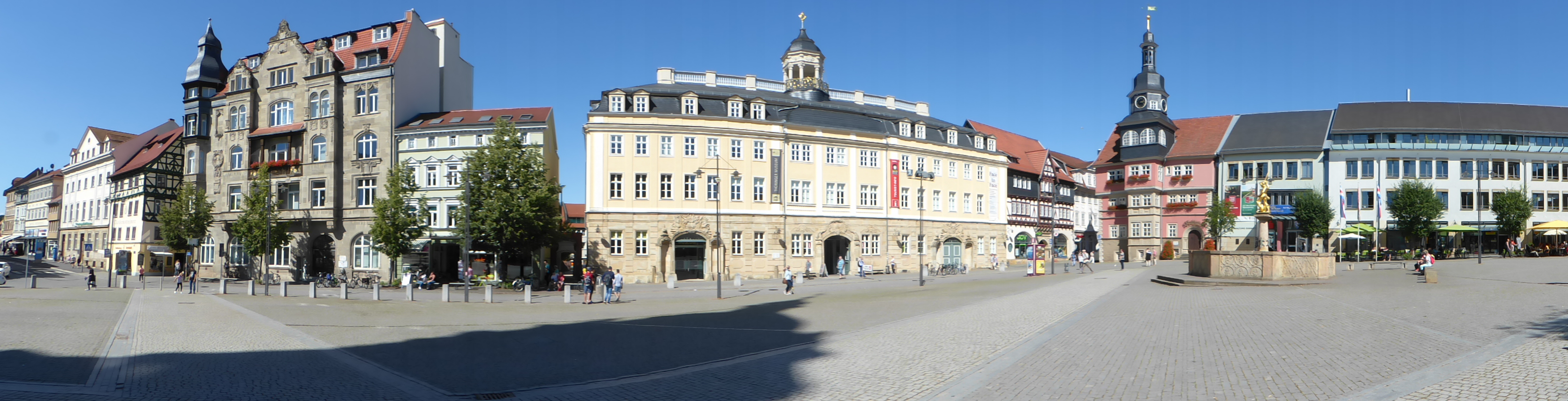 Der Markt von Eisenach Panorama