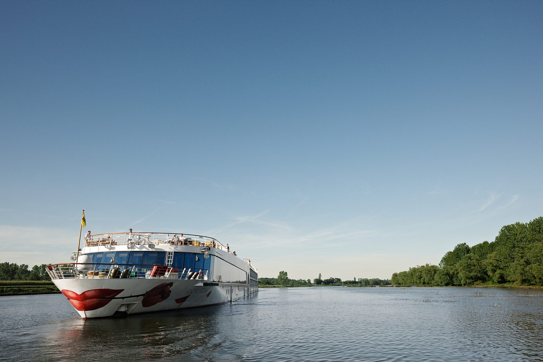 Ein A-ROSA-Schiff auf dem Rhein, Foto: A-ROSA