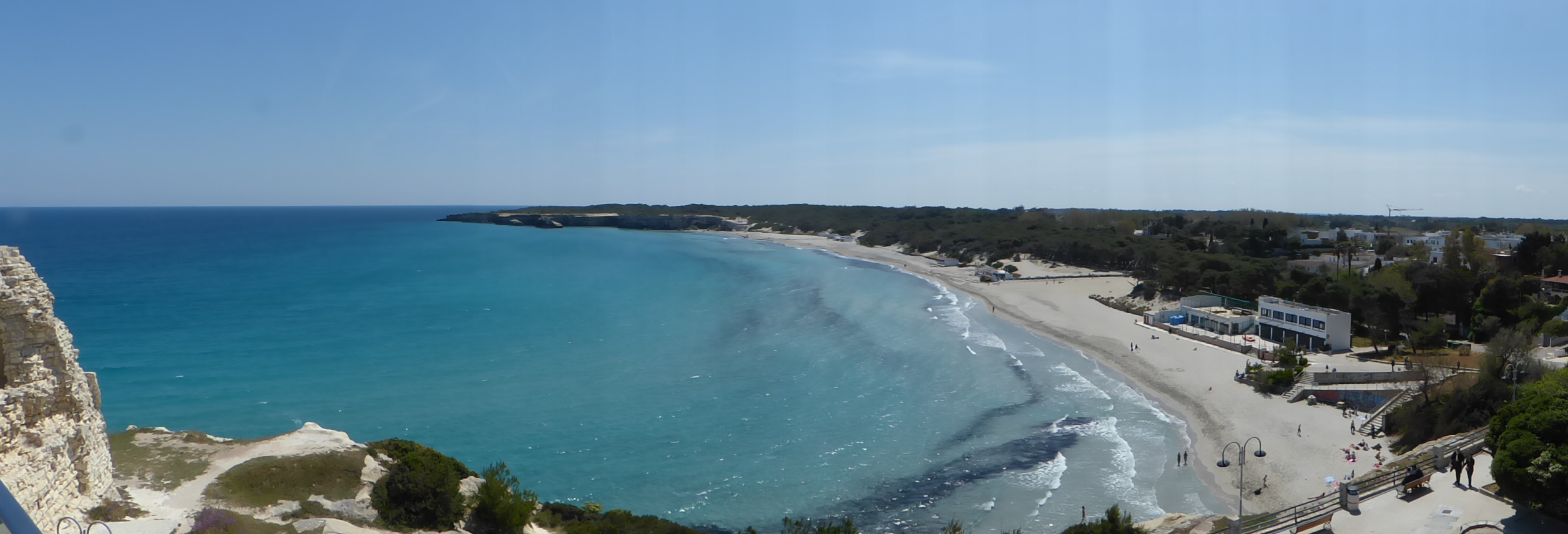 Blick von Castro auf den Strand, Foto: D.Weirauch