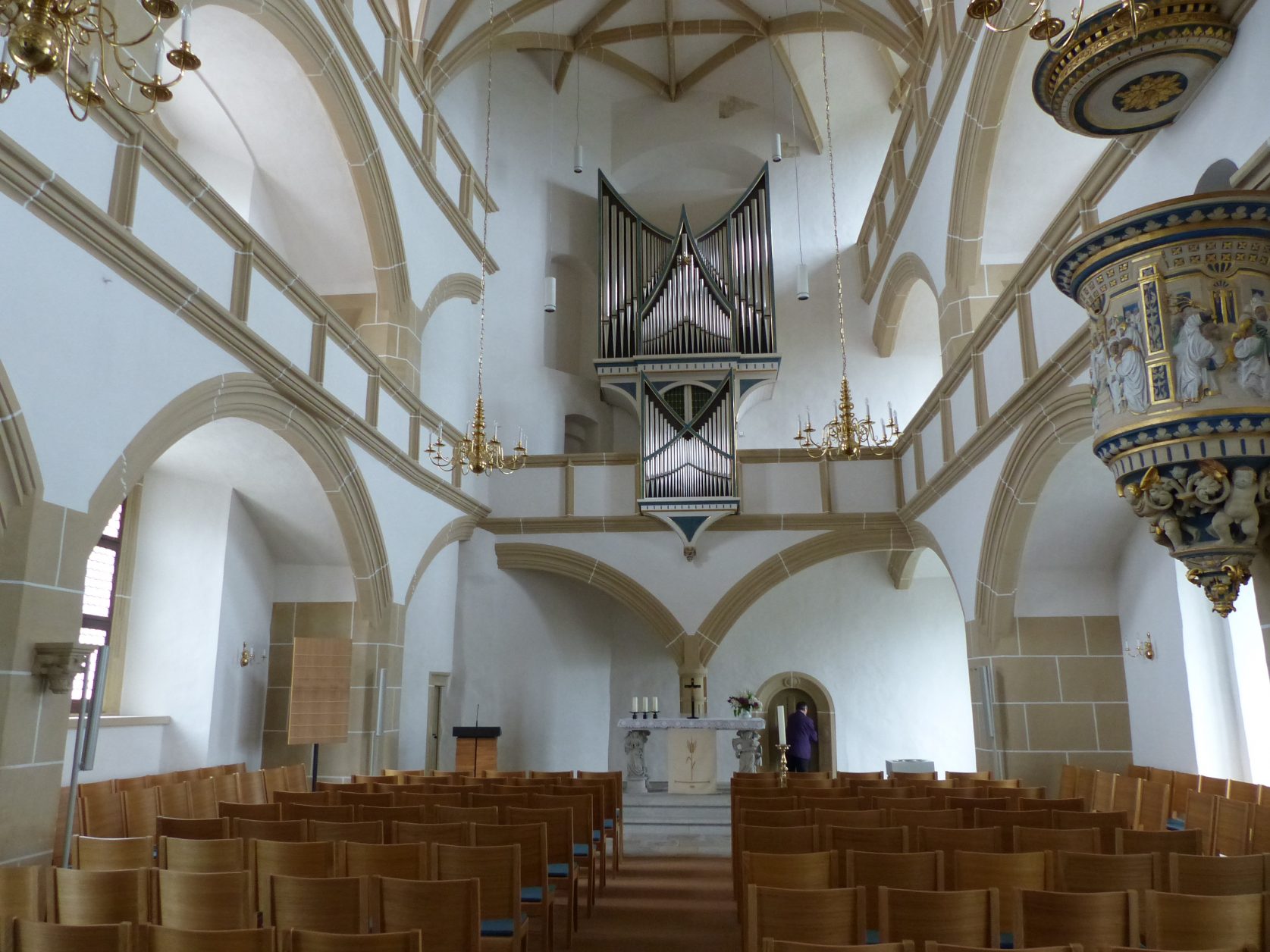 1544 wurde die Schlosskapelle als erste protestantische Kirche von Luther geweiht
