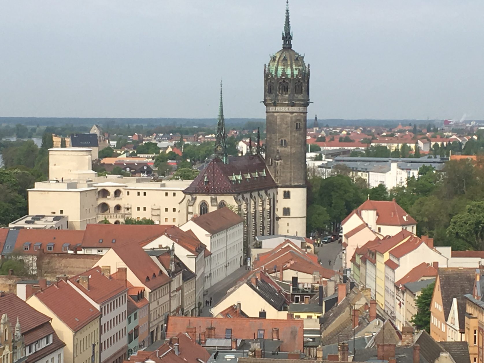 Blick auf Wittenbergs Schlosskirche, Foto: Weirauch