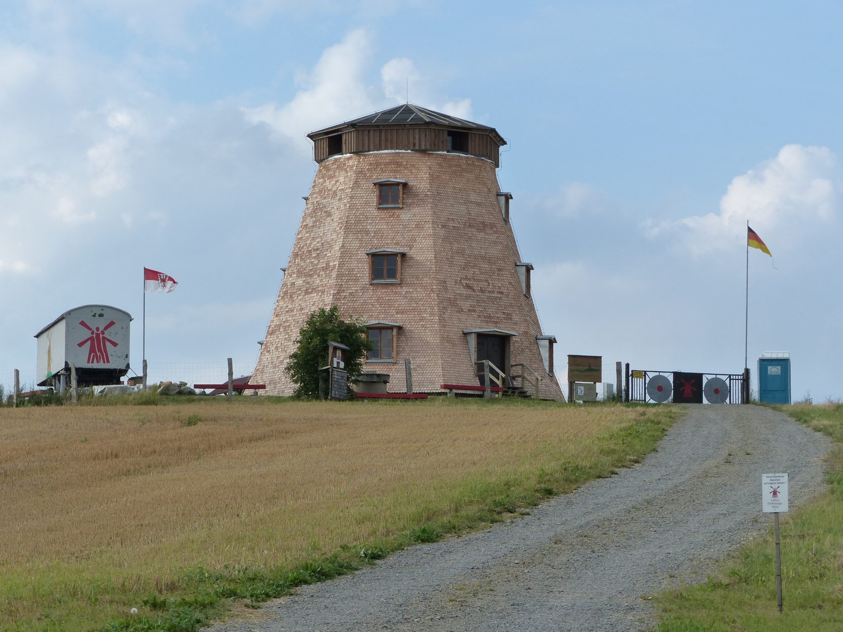 Erdholländermühle in Greiffenberg in der Uckermark, Foto: D.Weirauch