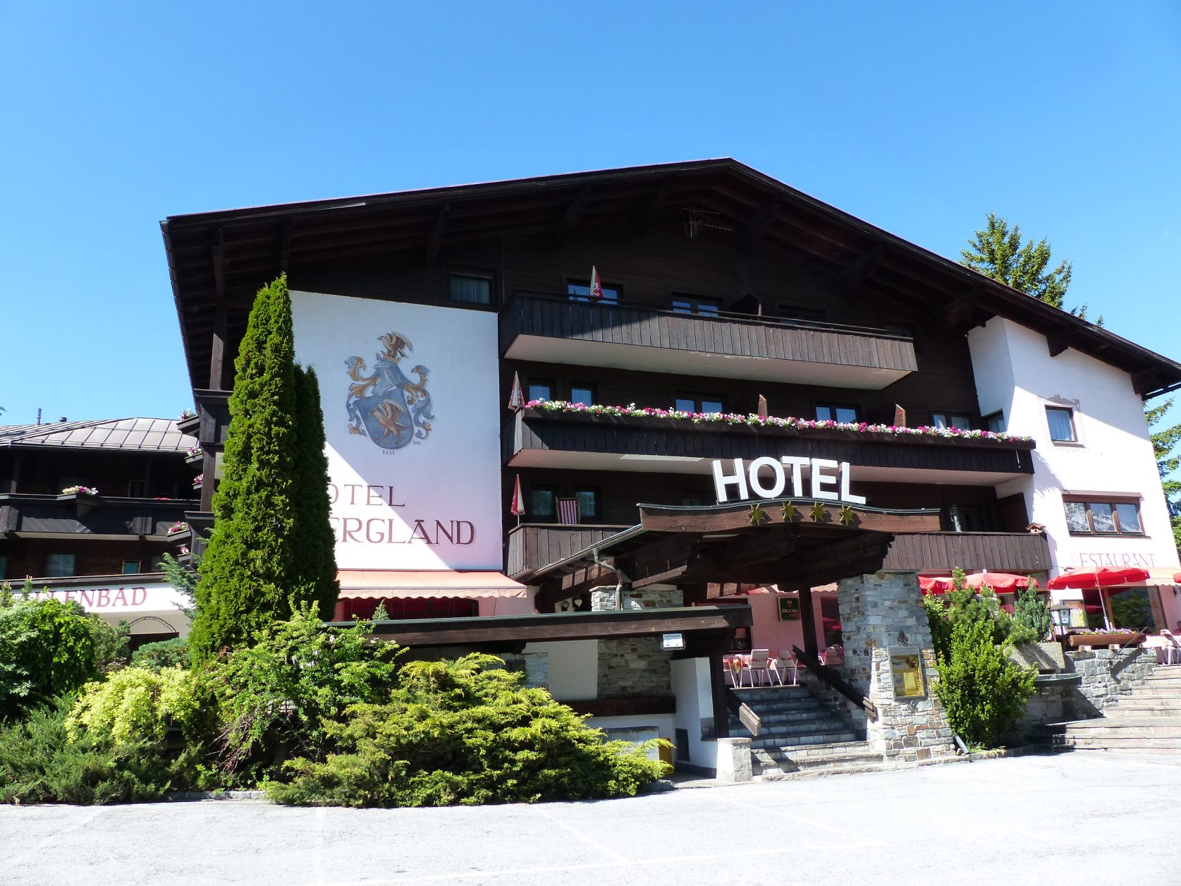 Stätte gediegener Gastlichkeit: Hotel Bergland Obsteig. Foto: D.Weirauch