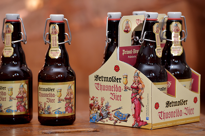 Preisgekrönt: das Detmolder Thusnelda Bier, , Foto: Brauerei Strate