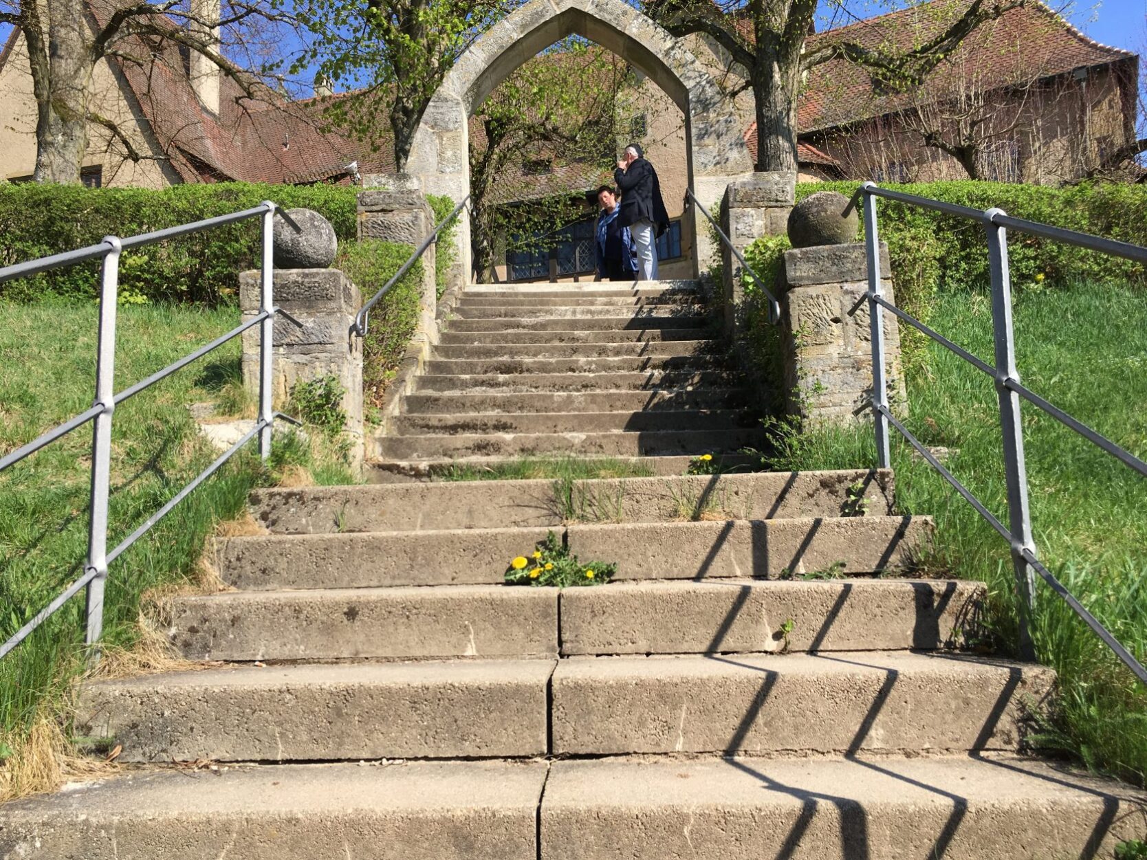Aufgang zur Altenburg Bamberg Franken
