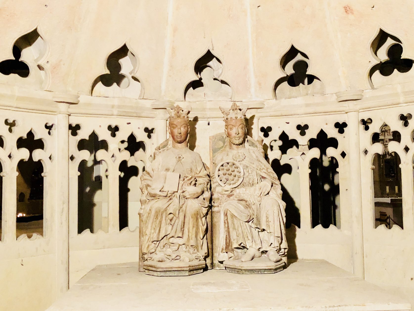Herrscherpaar, wohl Otto I. und Edgitha von Wessex, Foto: Weirauch