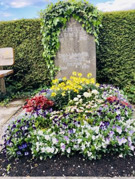Das Grab voin Gabriele Münter in Murnau