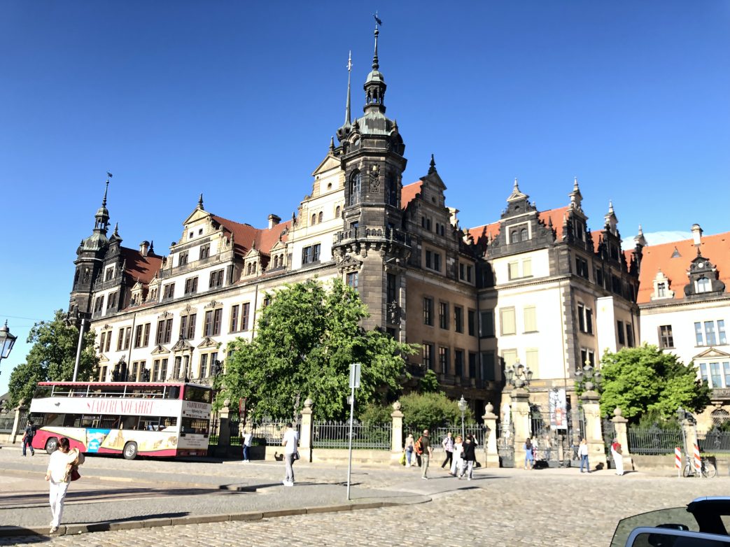 Blick auf das Residenzschloss Dresden Foto: Weirauch