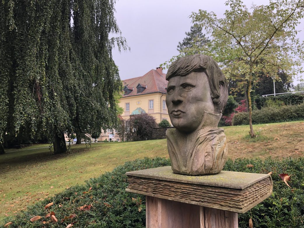 Denkmal für Alexander von Humboldt im Kurpark von Bad Steben