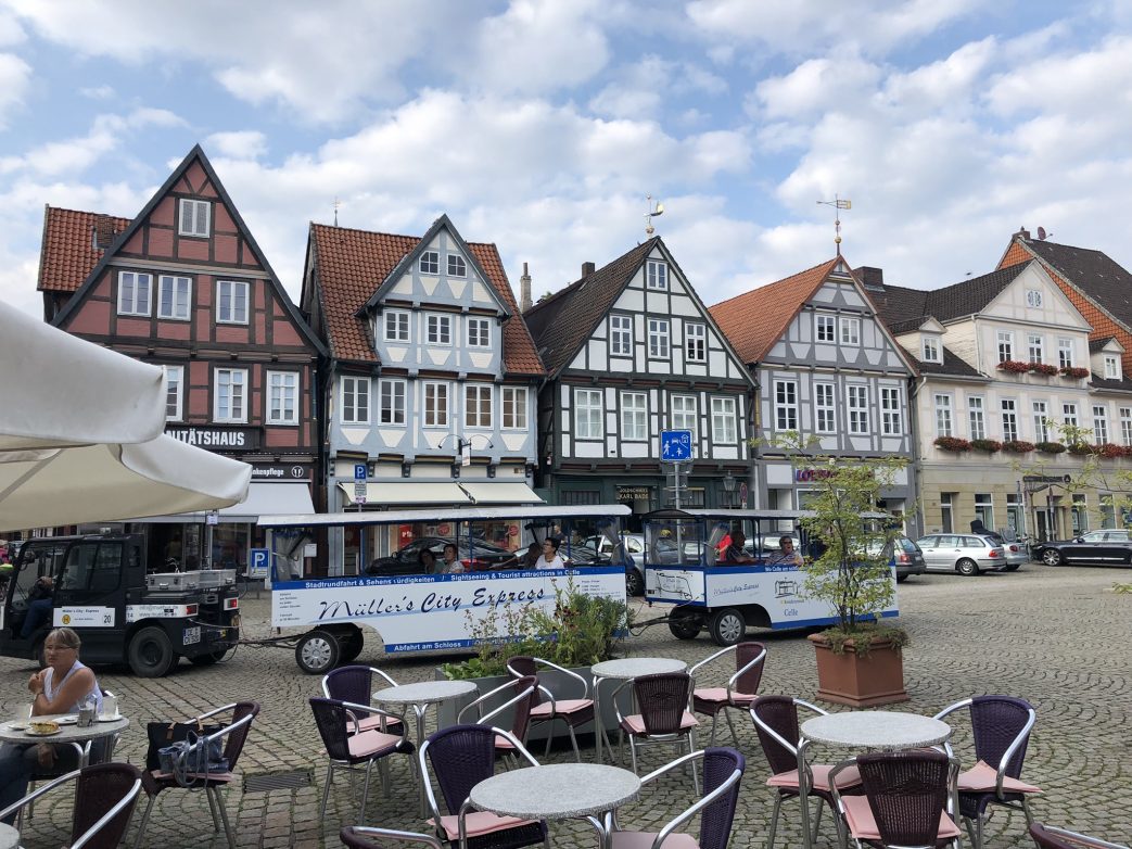Blick auf den Markt von Celle Foto: Weirauch