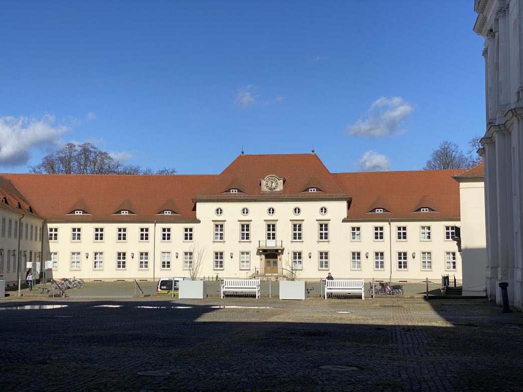Innenhof Schloss Oranienburg Foto: Weirauch