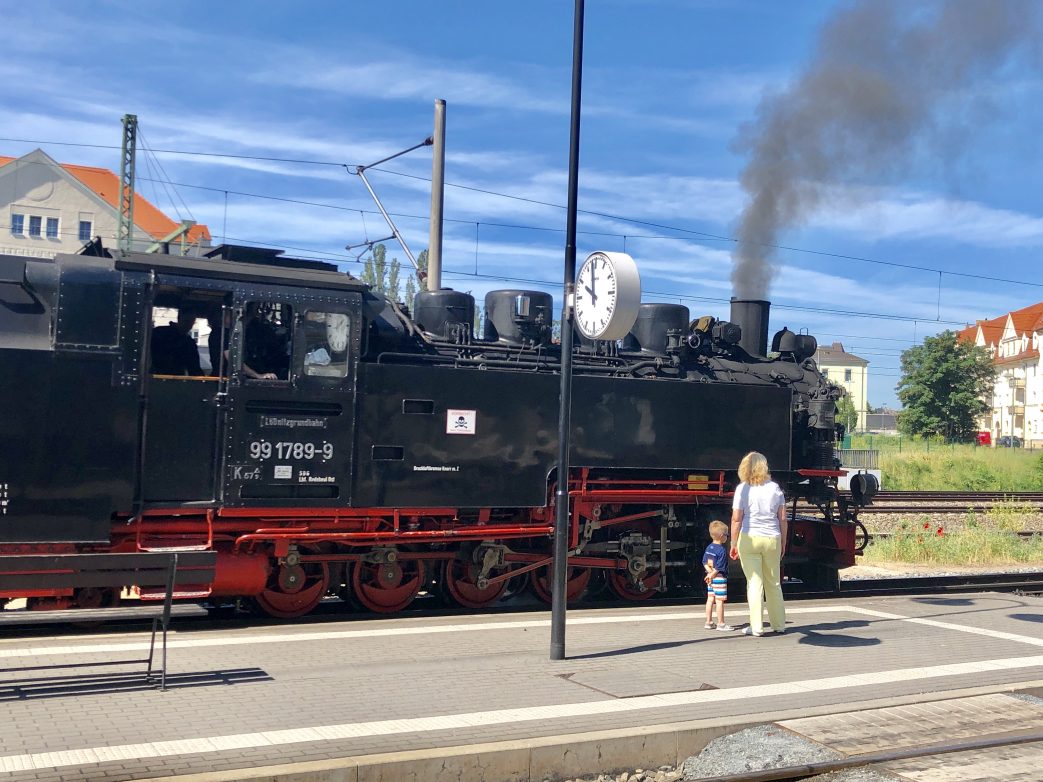 Eisenbahn Radebeul Sachsen Elbland Dampfeisenbahn