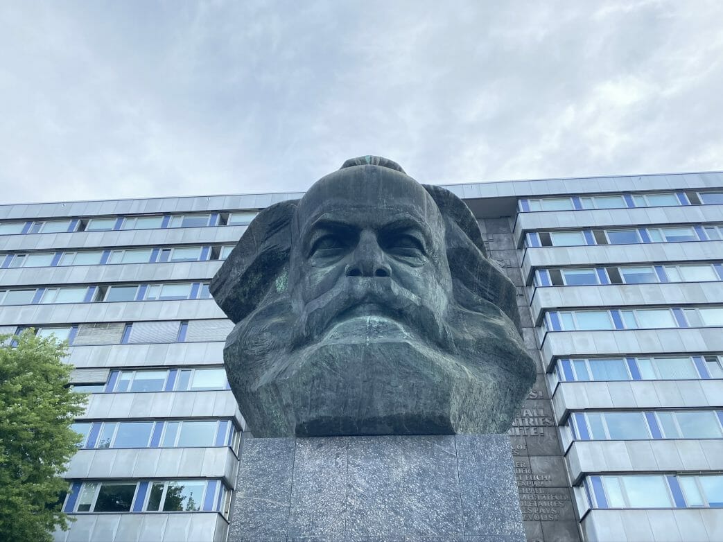 Karl Marx Monument Chemnitz Sachsen