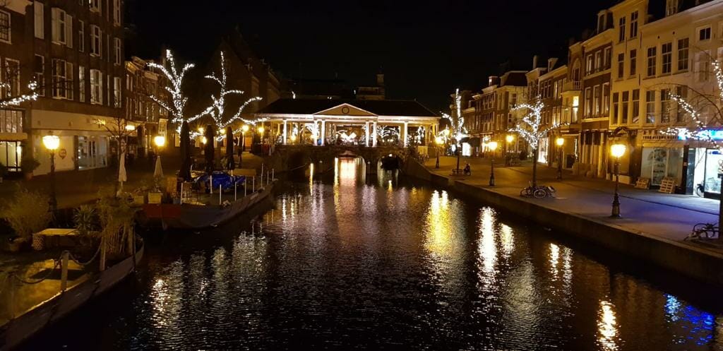 Leiden Niederlande Weihnachten Holland