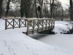 Havelland.winter.Marquardt Brücke schlosspark Marquardt