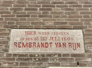Leiden.Niederlande Rembrandt Museum Leiden Holland