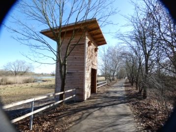 Einst eisenbahnstrecke - heute Rad- und Wanderweg zwischen Ketzür und Lünow am Beetzsee