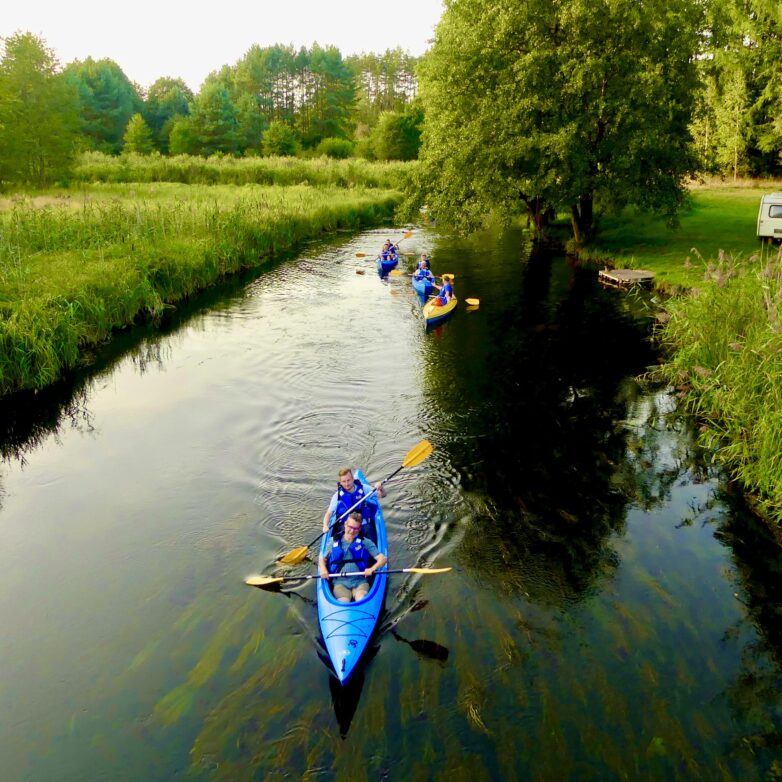 Kanal.augustow.Polen Kanu Kajak Polen