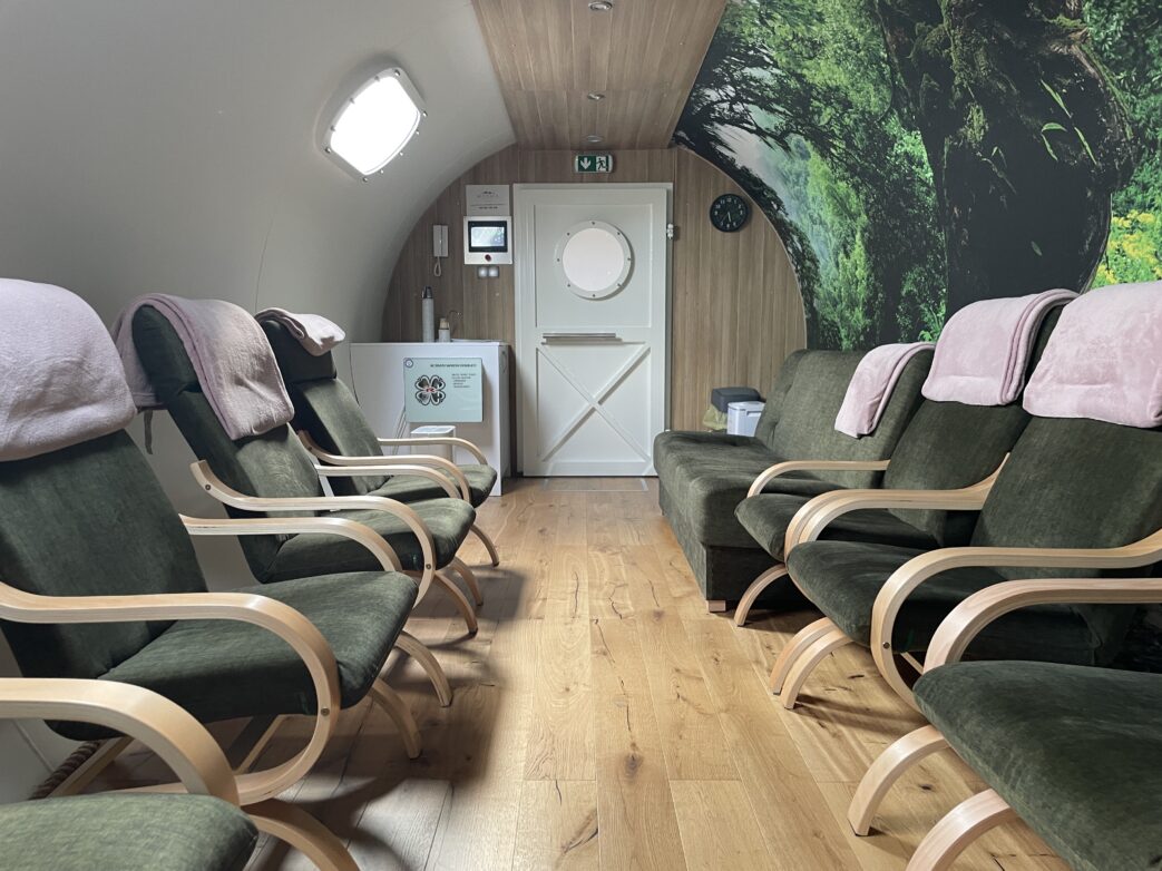 Blick in die Normobrare Kammer des Wydma spa
