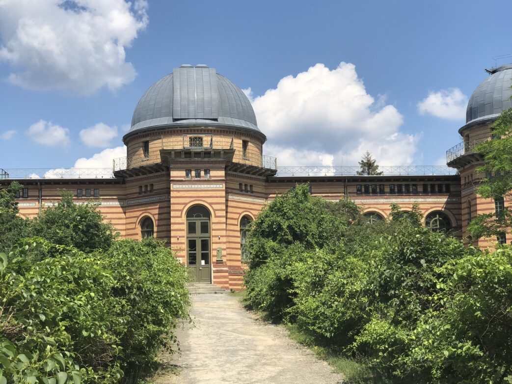 Grosser Refraktor Telegrafenberg Potsdam Sichtachse