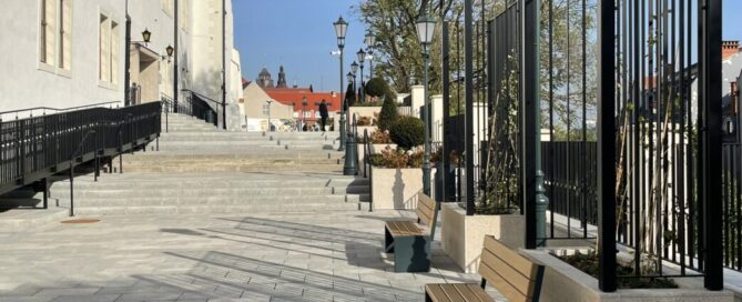 Stettin.Polen Terrasse Schloss