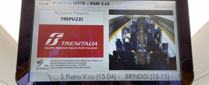 Italien.Eisenbahn.Apulien Zug