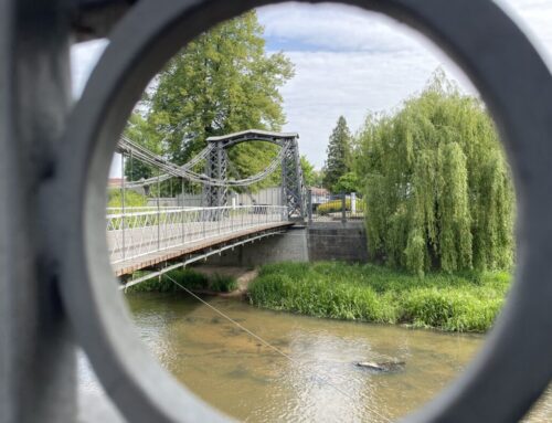 Entdeckt: Älteste Hängebrücke Europas in Ozimek (Malapane) in Polen