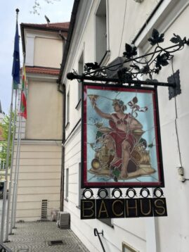 Polen.Zielonagora Bachus Wein Polen
