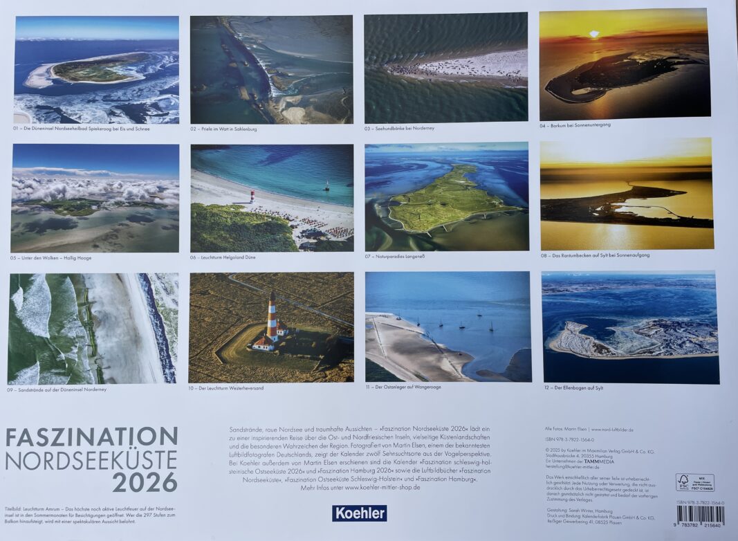 Cover Koehler Faszination Nordseeküste Kalender
