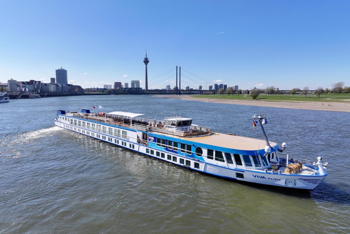 Blick in die Kabine von Viva ruby Foto: Viva Cruises