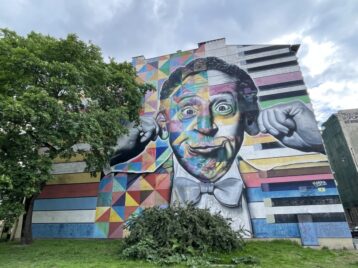 Lodz.stadtLodz Sehenswürdigkeiten Mural