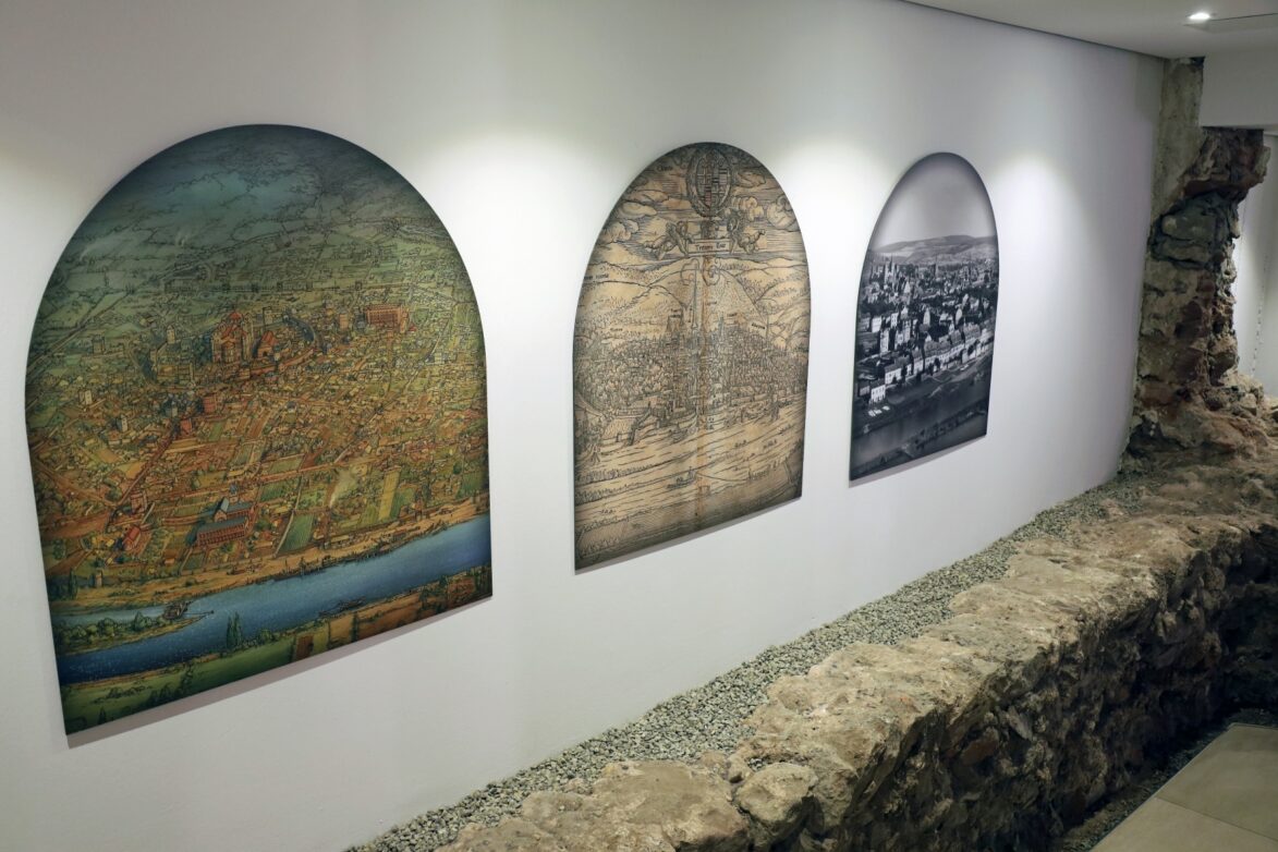 Im Stadtmuseum Simeonstift Trier kann man Teile der historischen Stadtmauer besichtigen.