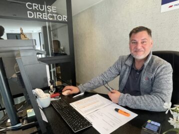 Cruise Director Ersin Erbay ist gibt auch mal Tipps, die nicht im Reiseführer stehen.